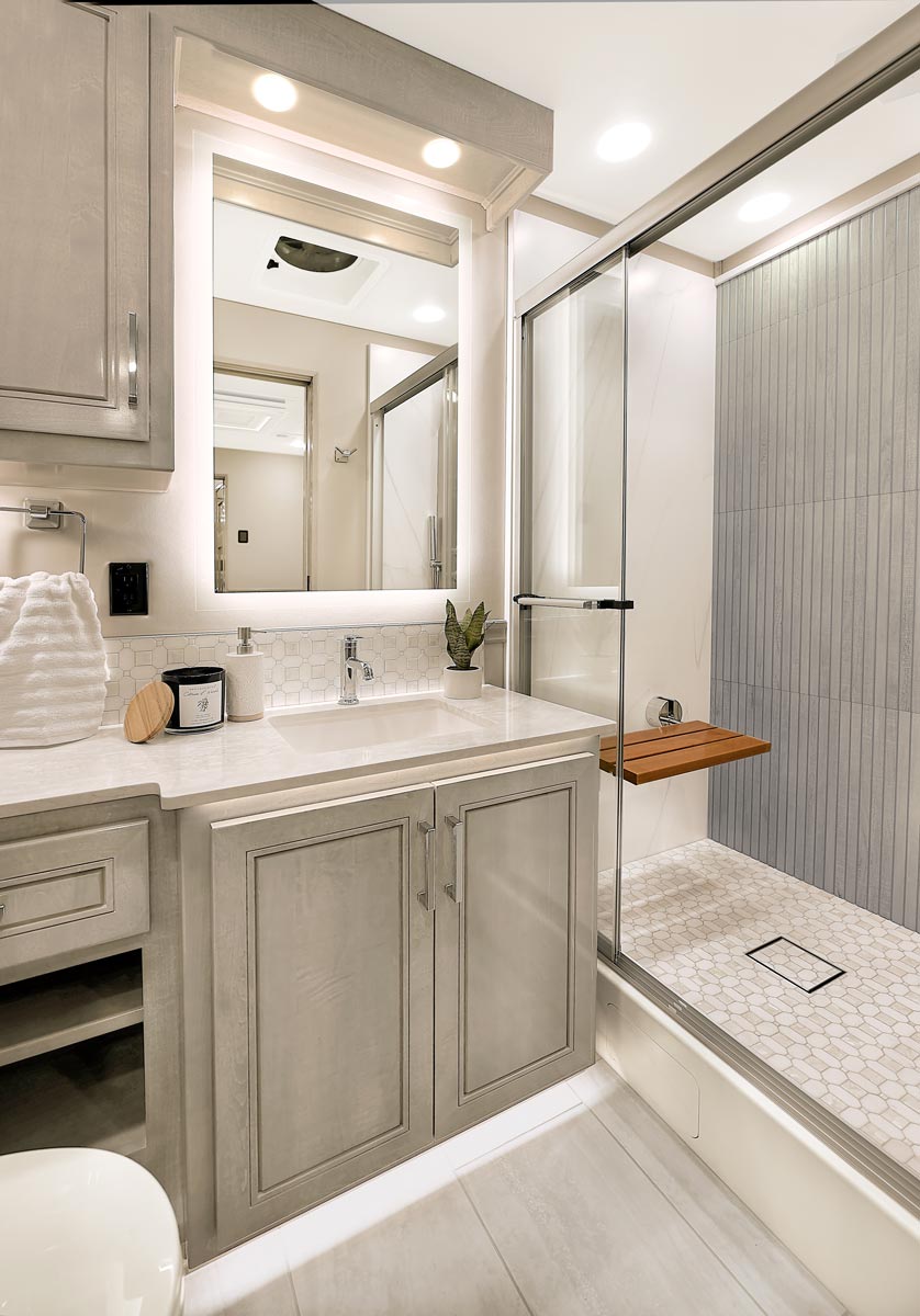 Renegade RV 2025 XL Primary Bathroom